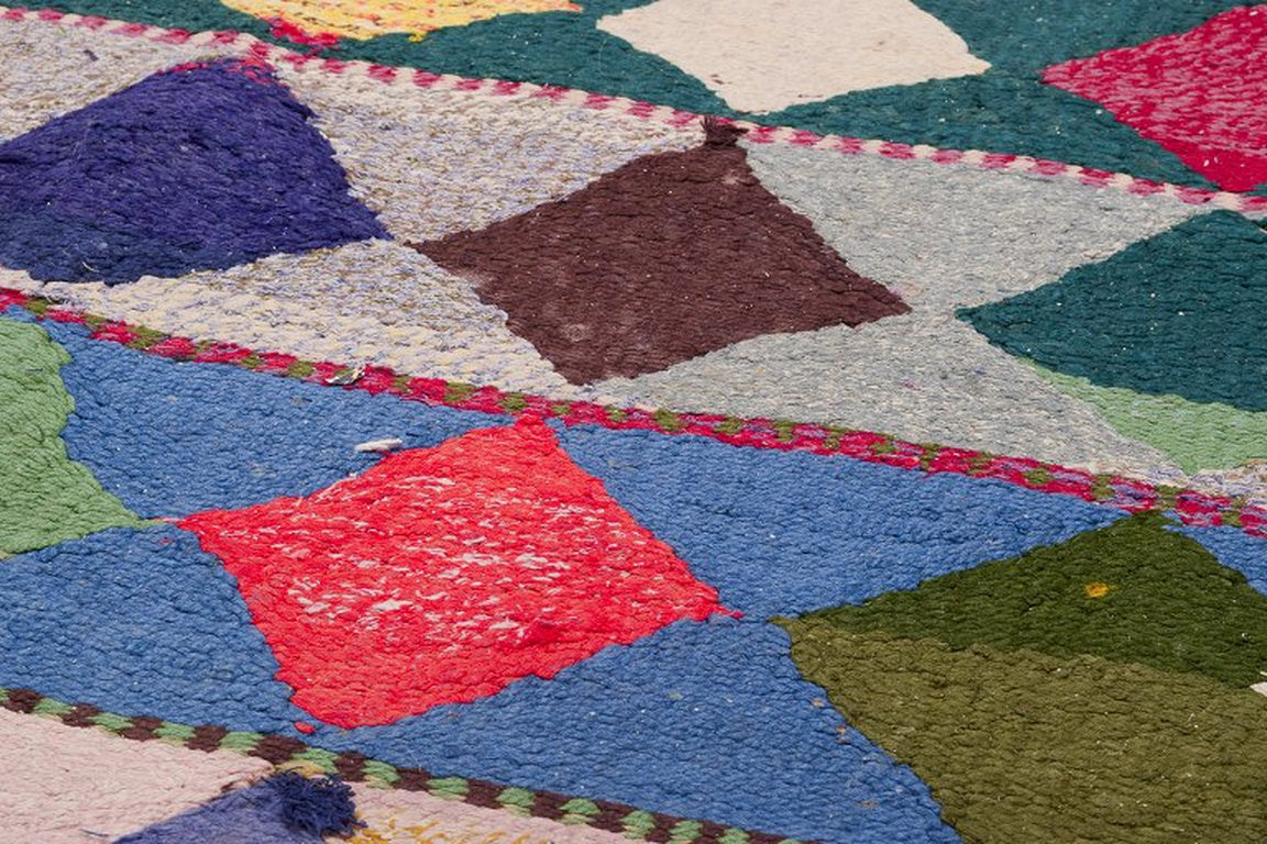 Persian Nomad Harsin Kilim. Large hand-knotted wool rug. Ca. 1960s/70s ...