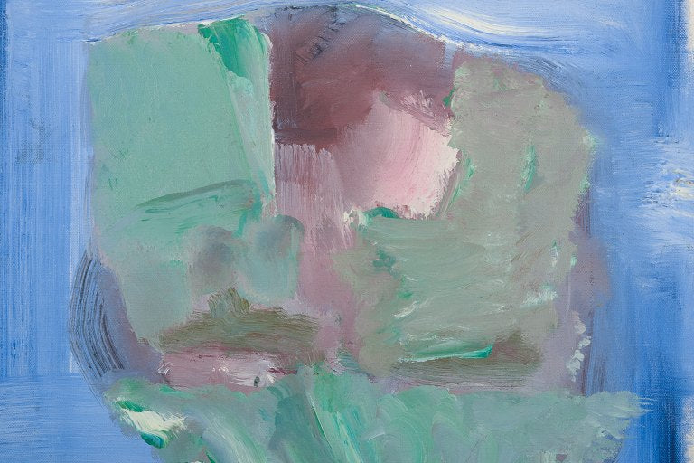 Olle Calrström (1920-2006), Sweden, oil on board. Abstract composition ...