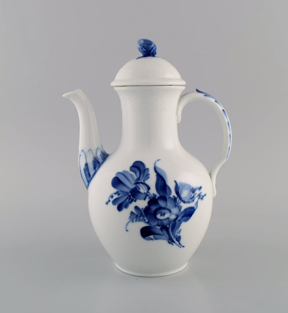 Royal Copenhagen Braided 'blue Flower' Porcelain Candle Stick 10