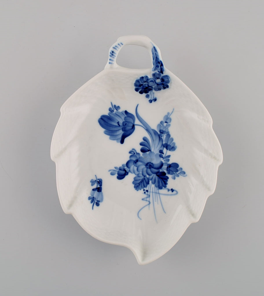 Royal Copenhagen Blue Flower Braided Leaf-Shaped Dish, Model