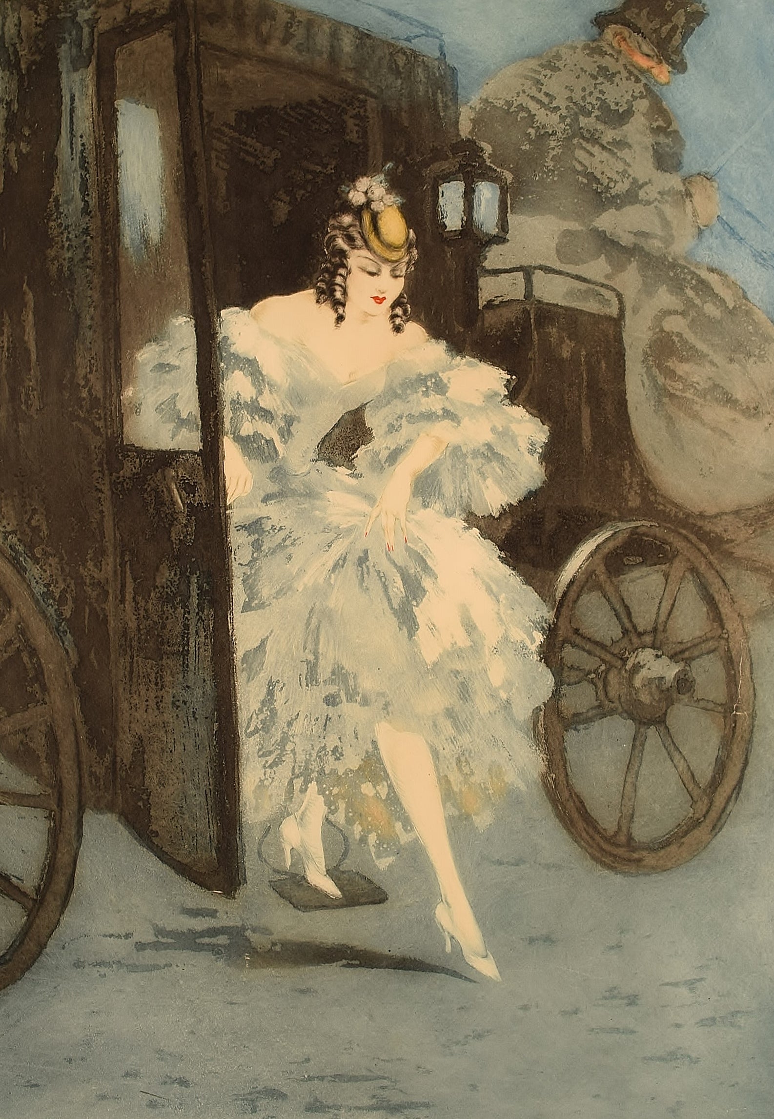 Louis Icart (1888-1950). Etching on paper. 