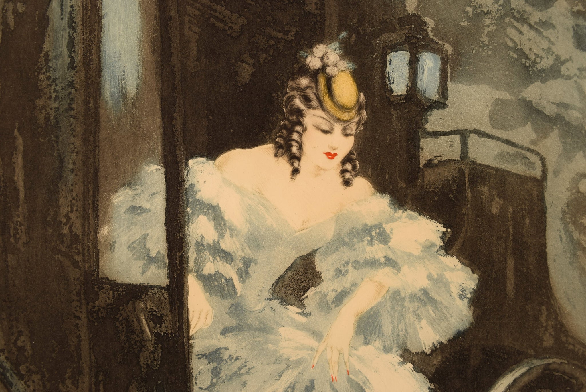 Louis Icart (1888-1950). Etching on paper. 