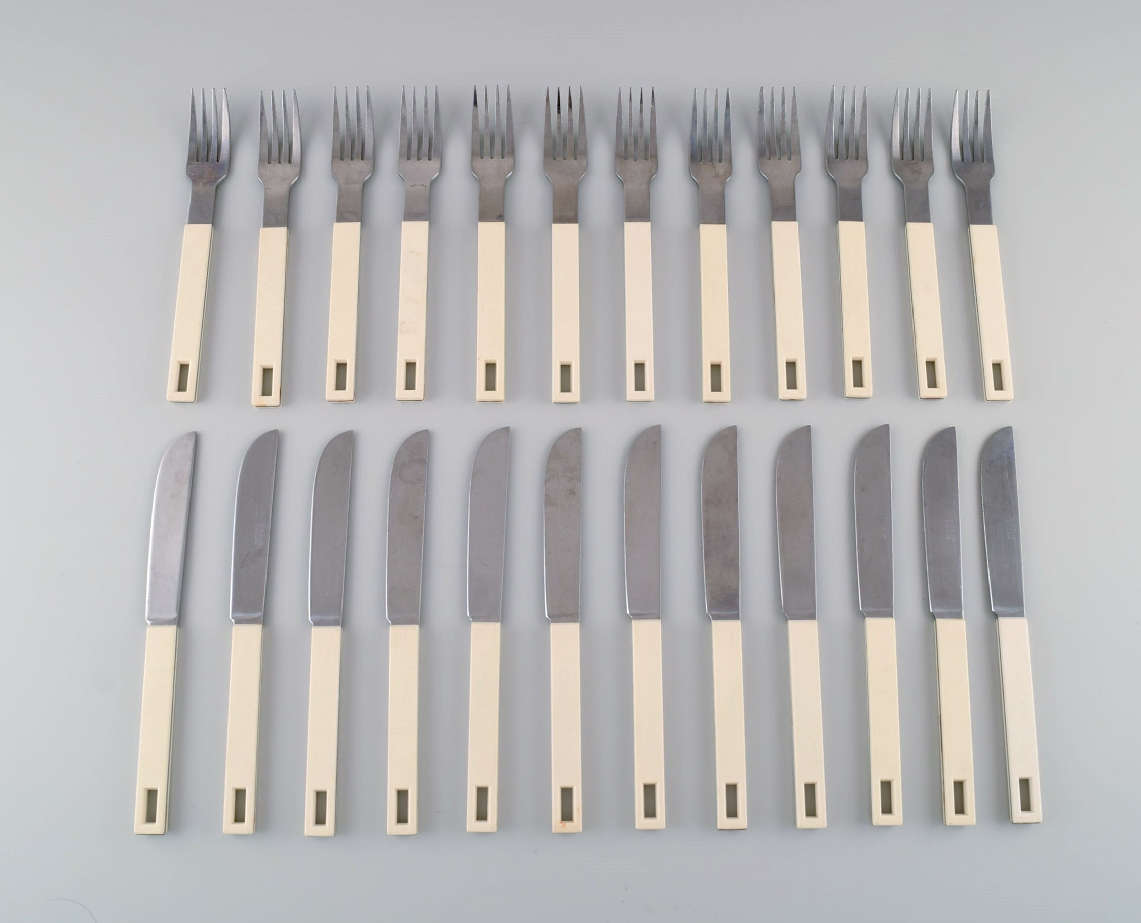 Signe Persson-Melin for Boda. Dinner cutlery for 12 people in